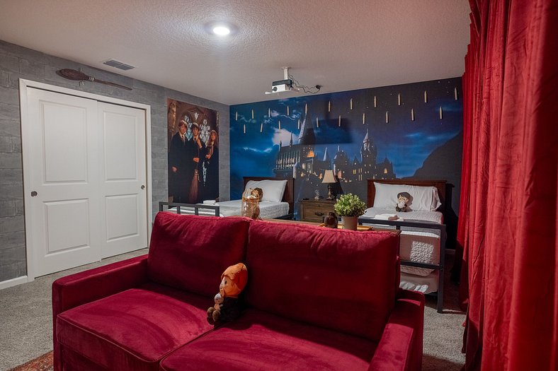 Casa 7 quartos Harry Potter com cinema perto Disney!