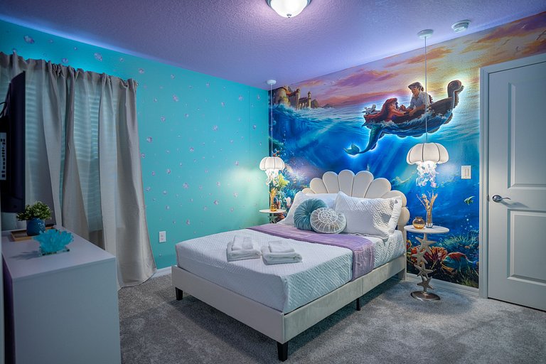 NOVO! 8BR de luxo perto da Disney, piscina e quartos temátic